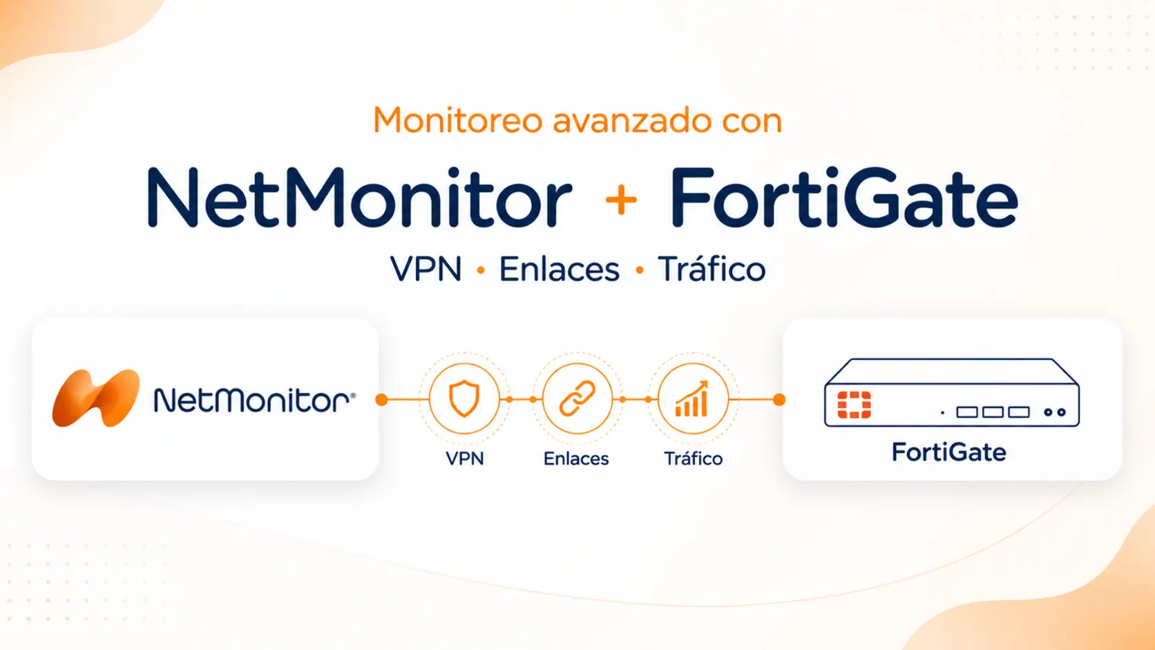 Monitoreo avanzado de FortiGate con NetMonitor: VPN, enlaces, tráfico y correlación