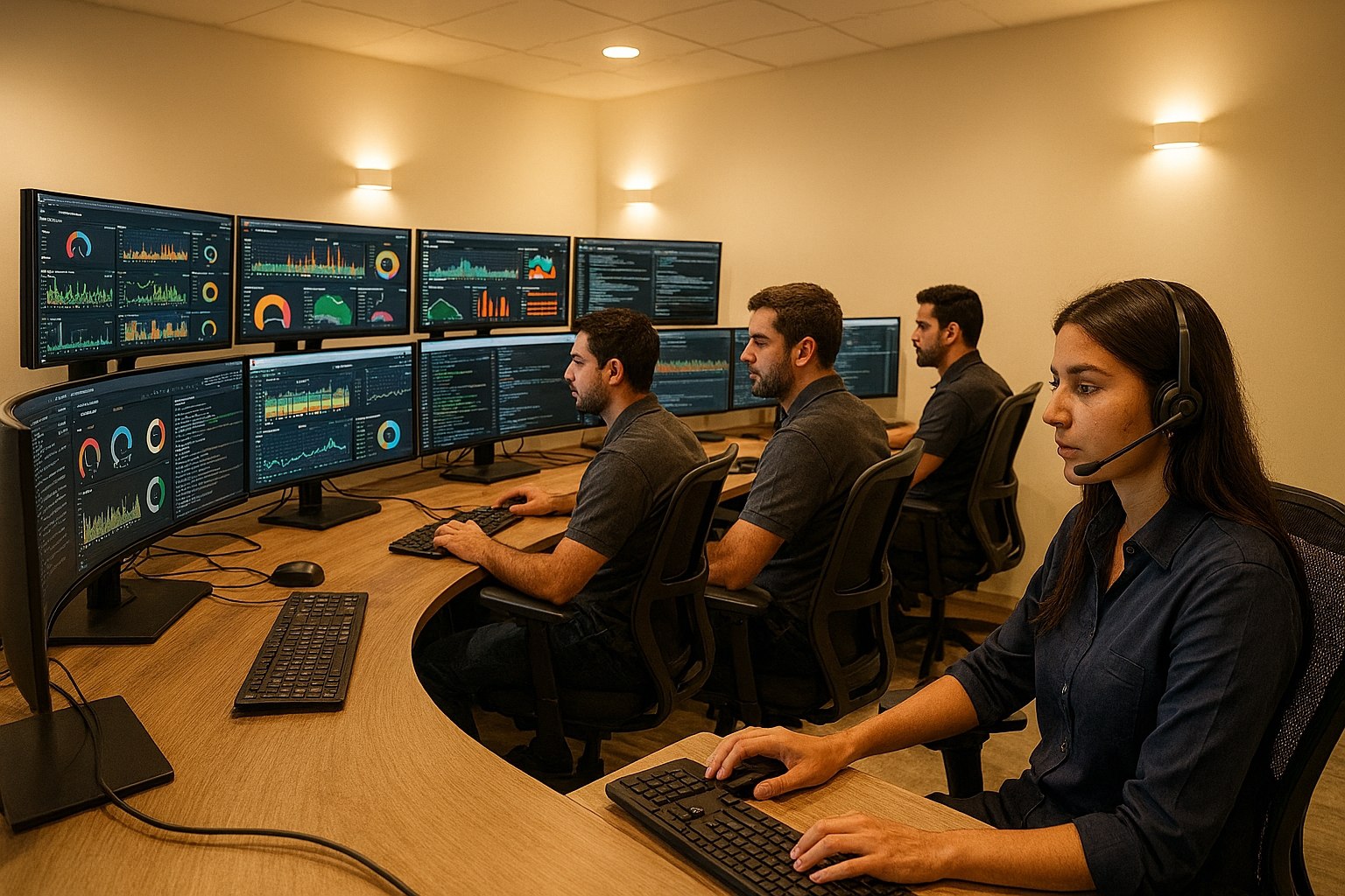 Infraestructura IT monitoreada en tiempo real